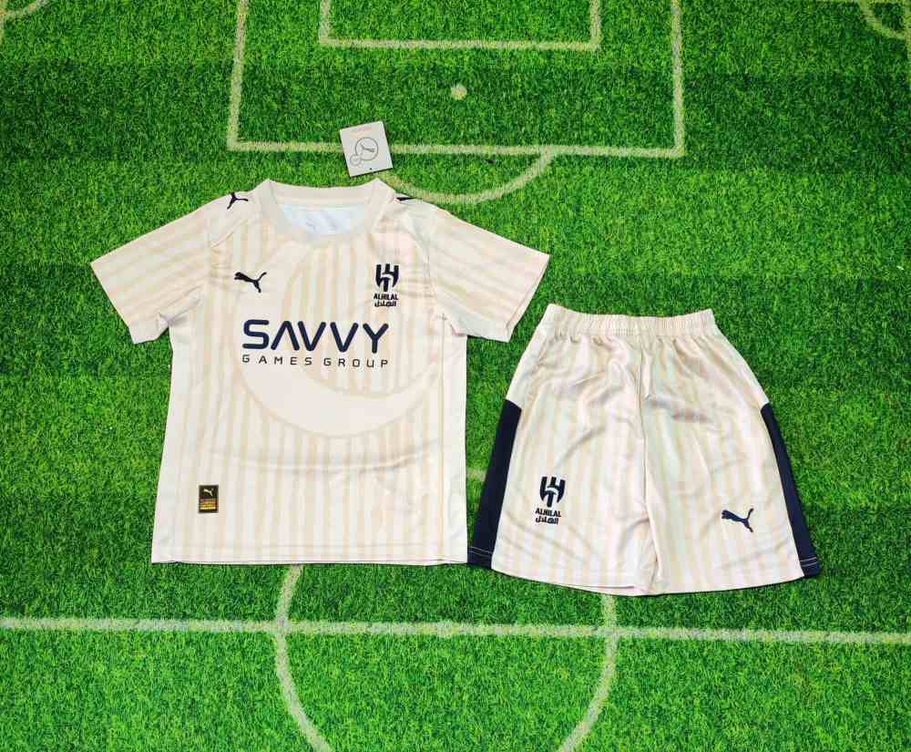 Niños Al Hilal 2025 Club Copa Mundial Visitante Kit
