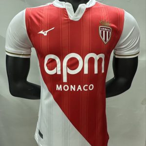 Monaco 2025-26 Home Player Shirt