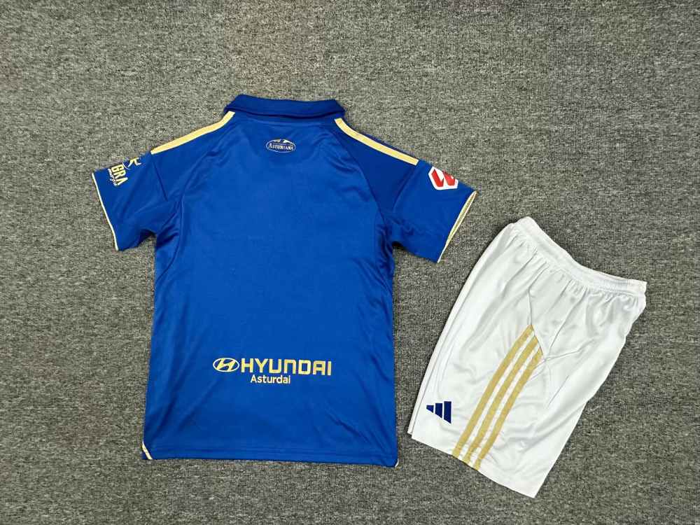 Niños Real Oviedo 2025-26 Local Kit