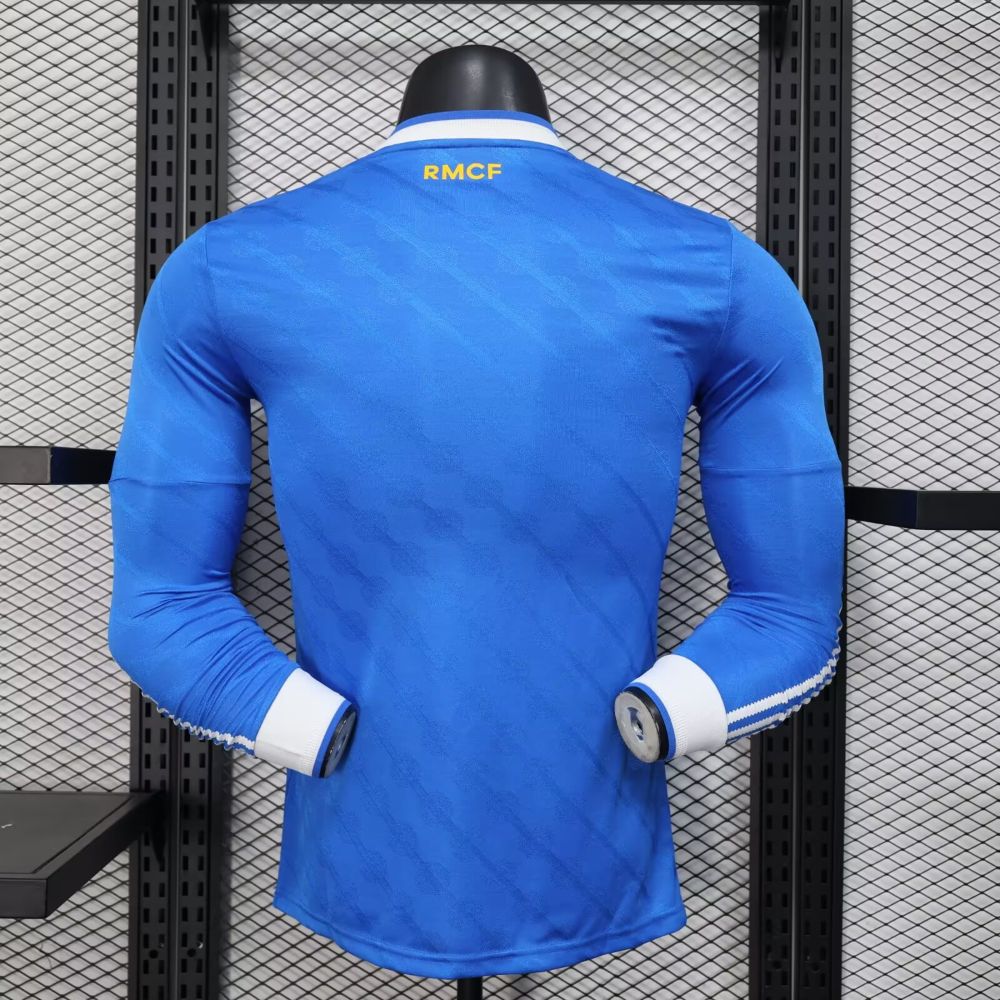Real Madrid 2025-26 Tercera Camiseta versión jugador de manga larga