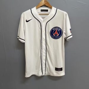 Paris Saint-Germain 2025-26  Baseball Jersey Shirt