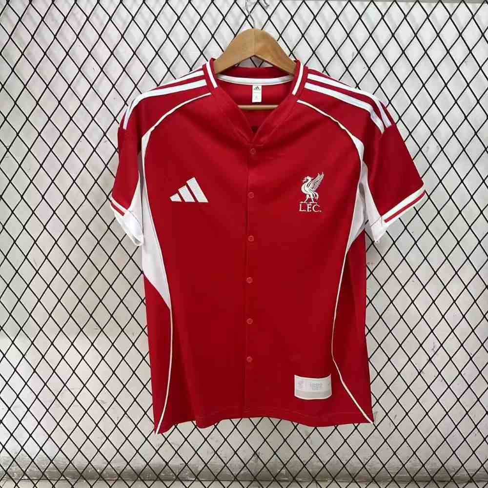 Liverpool 2025-26 baseball Camiseta Shirt