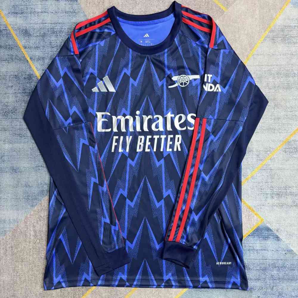Arsenal 2025-26 Camiseta visitante de manga larga