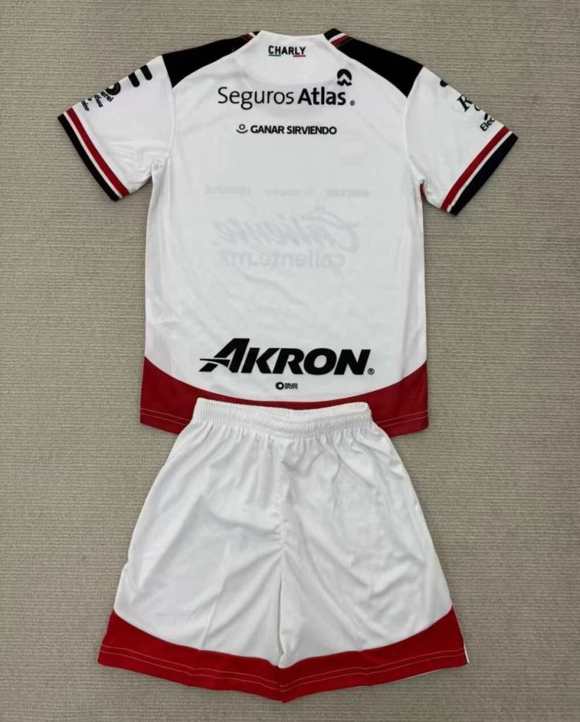 Niños Atlas 2025-26 Visitante Kit