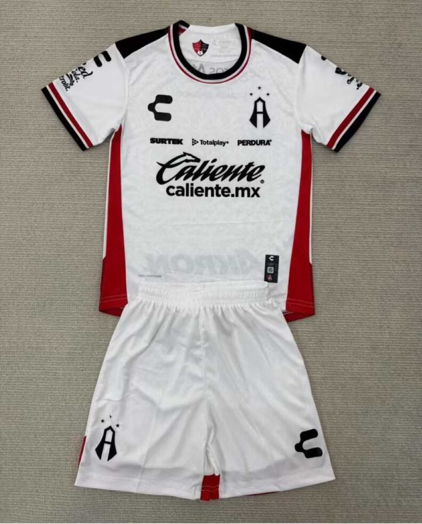 Niños Atlas 2025-26 Visitante Kit
