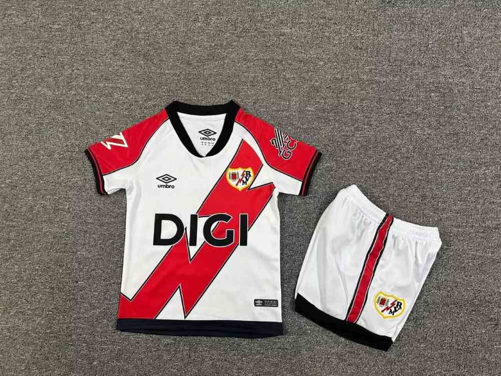 Niños Rayo Vallecano 2025-26 Local Kit