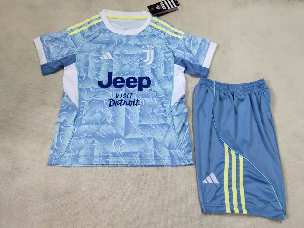 Niños Juventus 2025-26 Visitante Kit