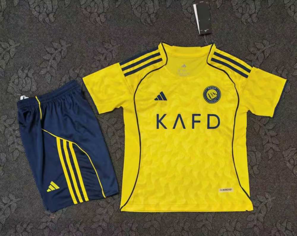 Niños Al Nassr 2025-26 Local Kit