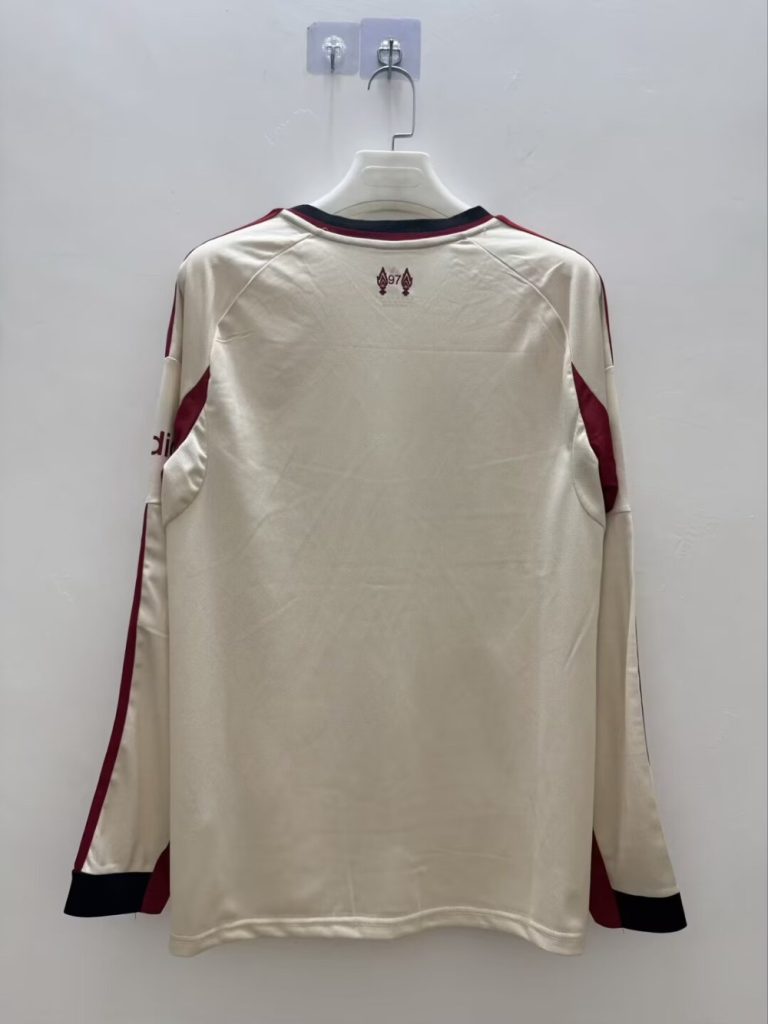 Liverpool 2025-26 Camiseta visitante de manga larga
