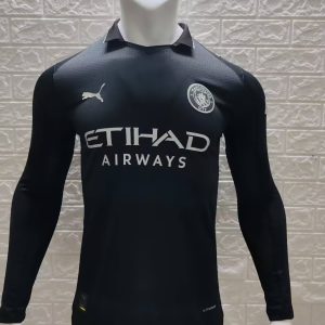 Manchester City 2025-26 Away Player Long Sleeve Shirt