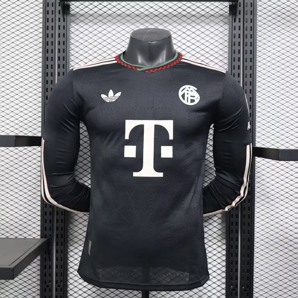Bayern Munich 2025-26 Tercera camiseta versión jugador de manga larga