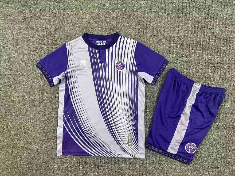 Niños Sheffield United 2025-26 Tercera Kit