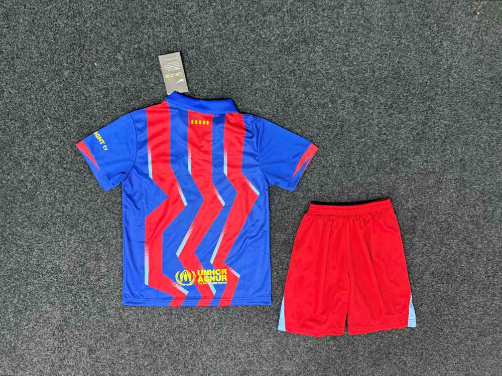 Niños Barcelona 2025-26 Cuarta Kit