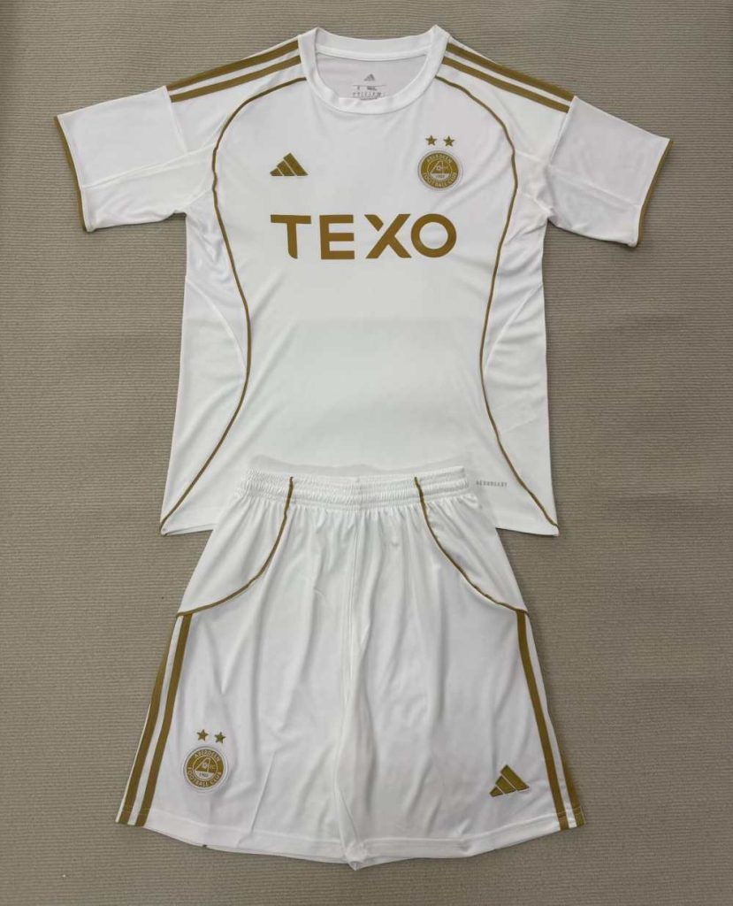 Niños Aberdeen 2025-26 Tercera Kit