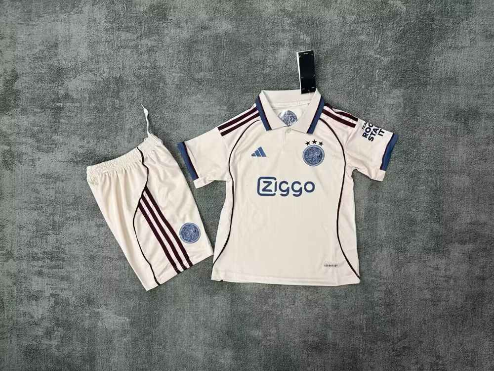 Niños Ajax 2025-26 Tercera Kit