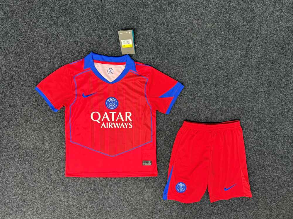 Niños Paris Saint-Germain 2025-26 Tercera Kit