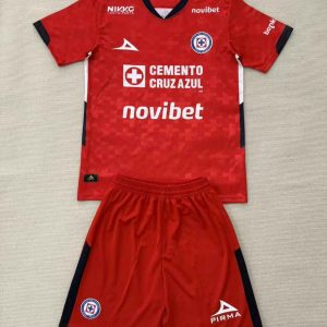 Kids Cruz Azul 2025-26 Goalkeeper Kit