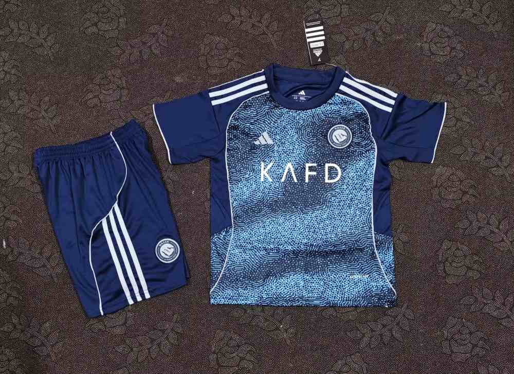 Niños Al Nassr 2025-26 Visitante Kit