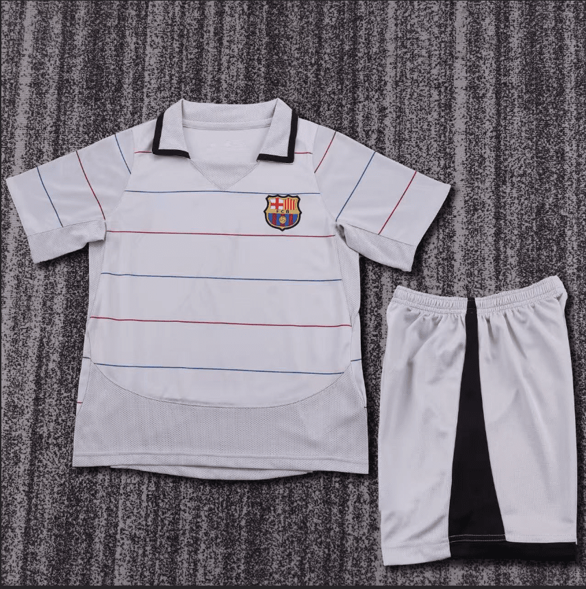 Niños Barcelona 2003-04 Visitante Kit