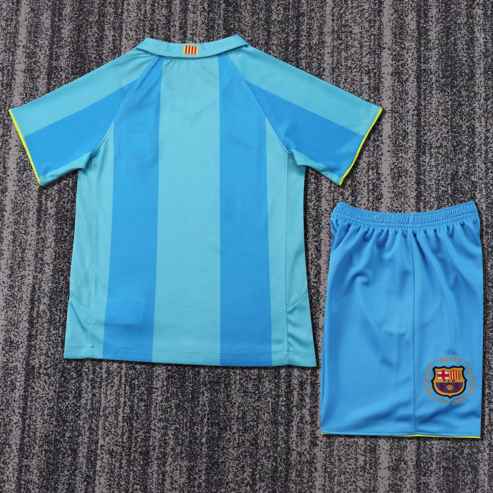 Niños Barcelona 2007-08 Visitante Kit