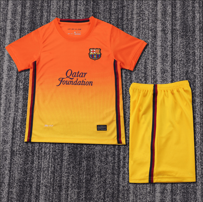 Niños Barcelona 2012-13 Visitante Kit