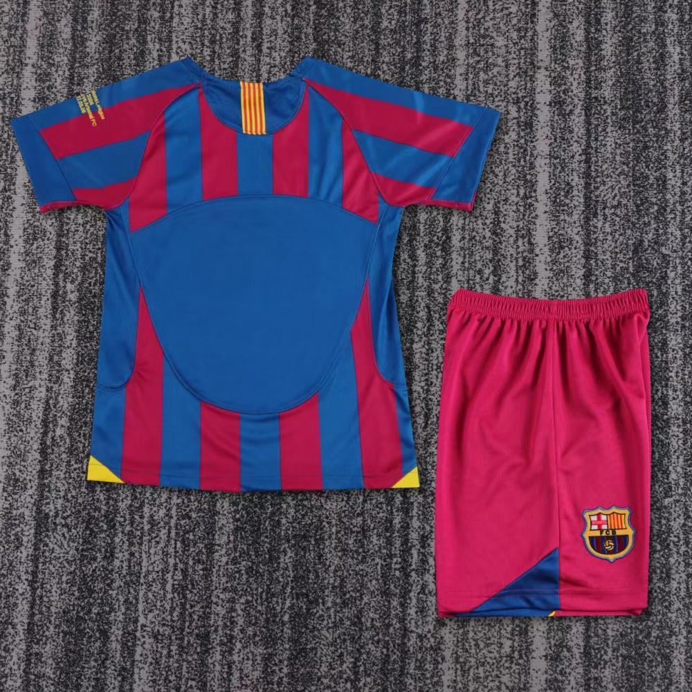 Niños Barcelona 2005-06 Local Champions League Edición Kit