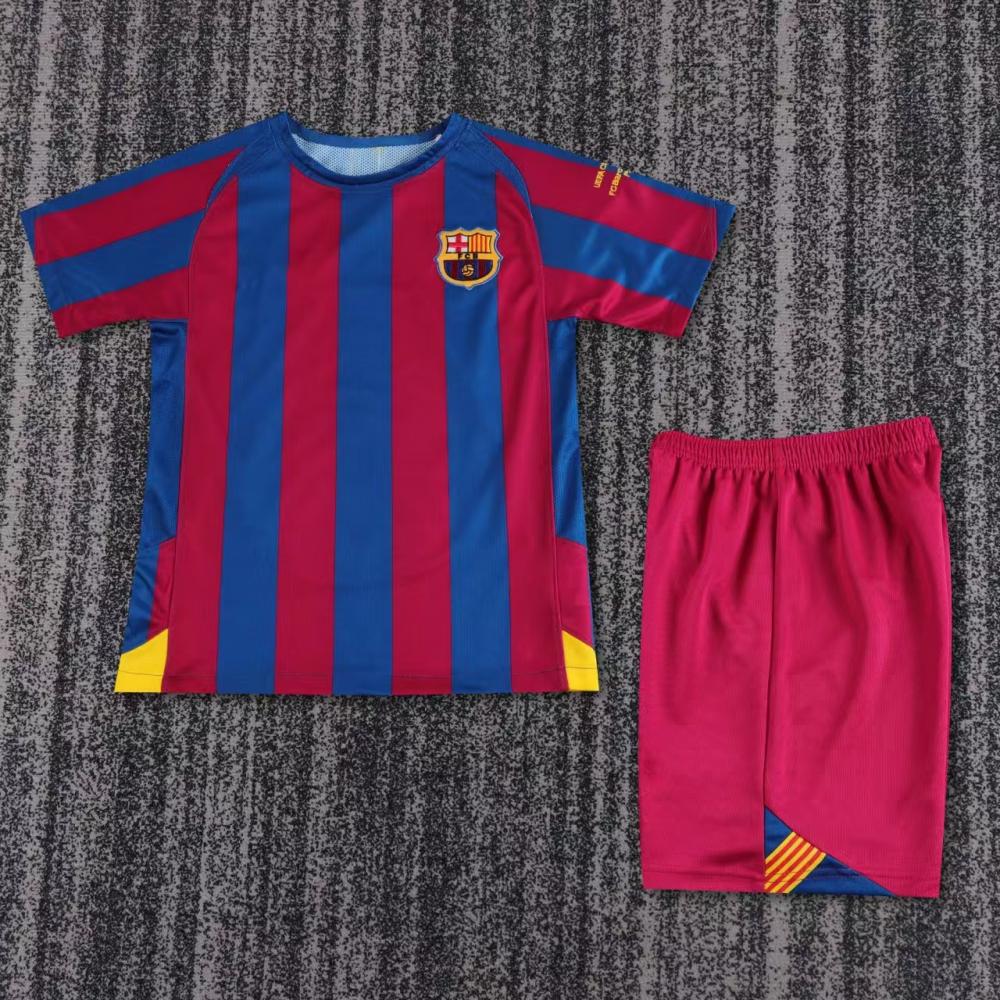 Niños Barcelona 2005-06 Local Champions League Edición Kit