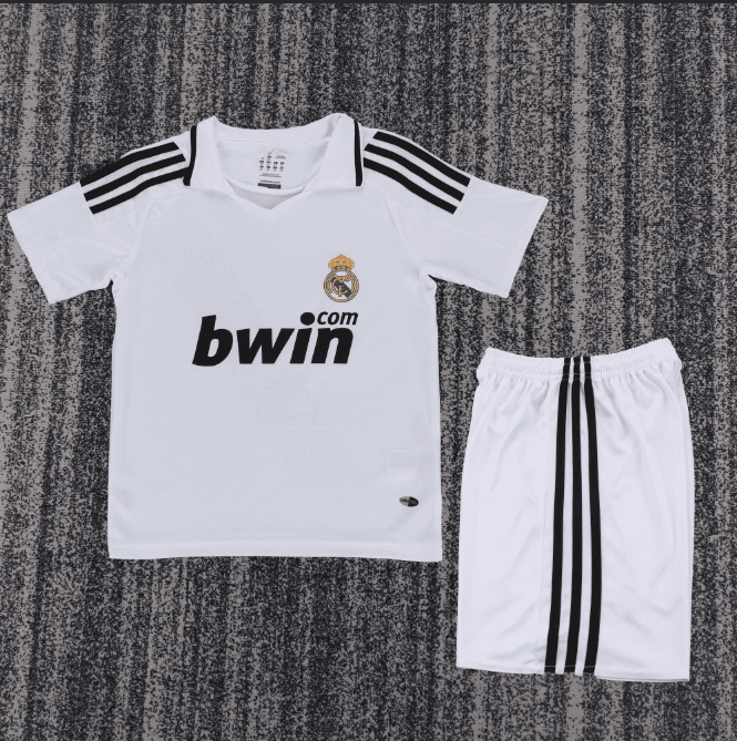 Niños Real Madrid 2008-09 Local Kit