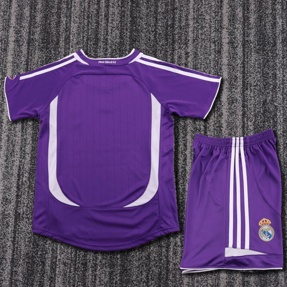 Niños Real Madrid 2006-07 Visitante Kit