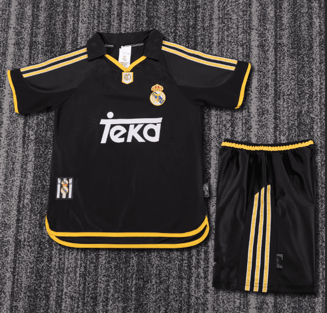 Niños Real Madrid 1999-01 Visitante Kit