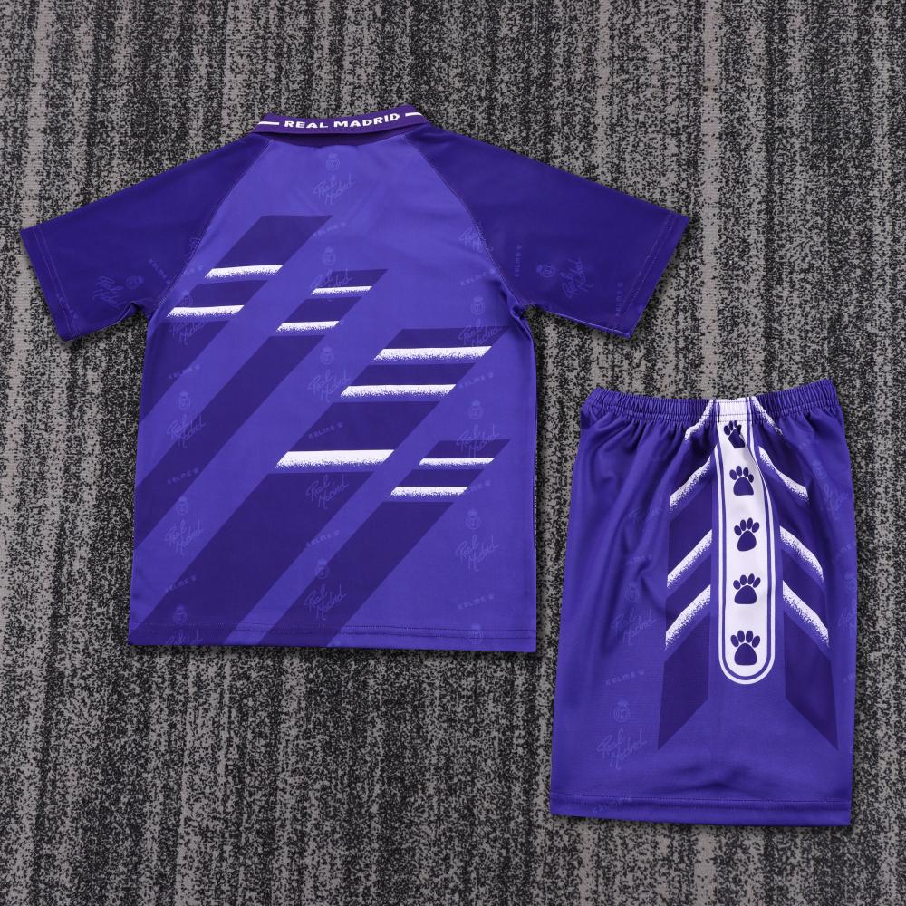 Niños Real Madrid 1994-96 Visitante Kit