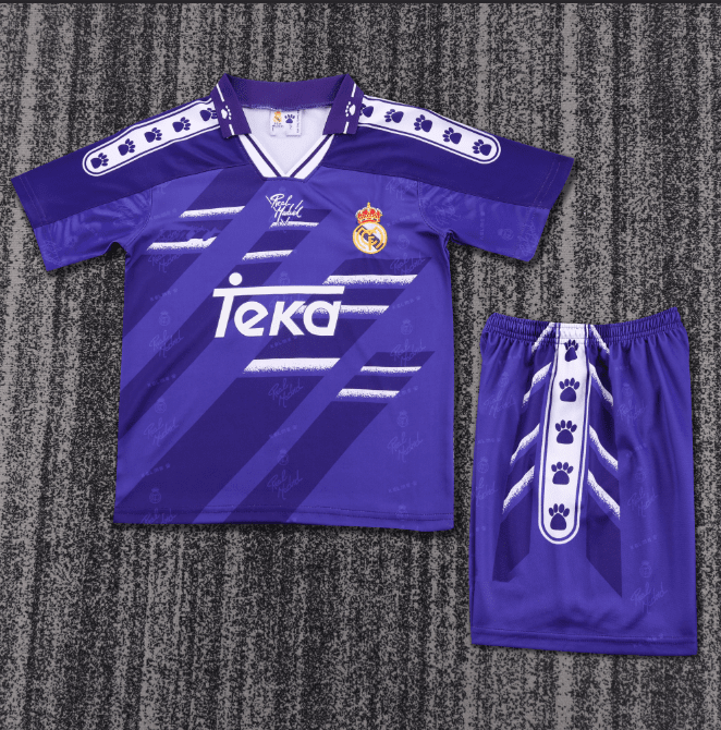 Niños Real Madrid 1994-96 Visitante Kit