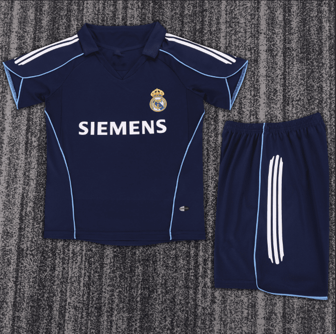 Niños Real Madrid 2005-06 Visitante Kit