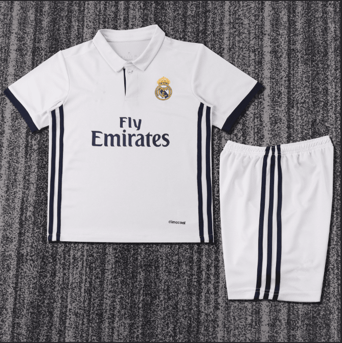 Niños Real Madrid 2016-17 Local Kit