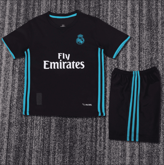 Niños Real Madrid 2017-18 Visitante Kit