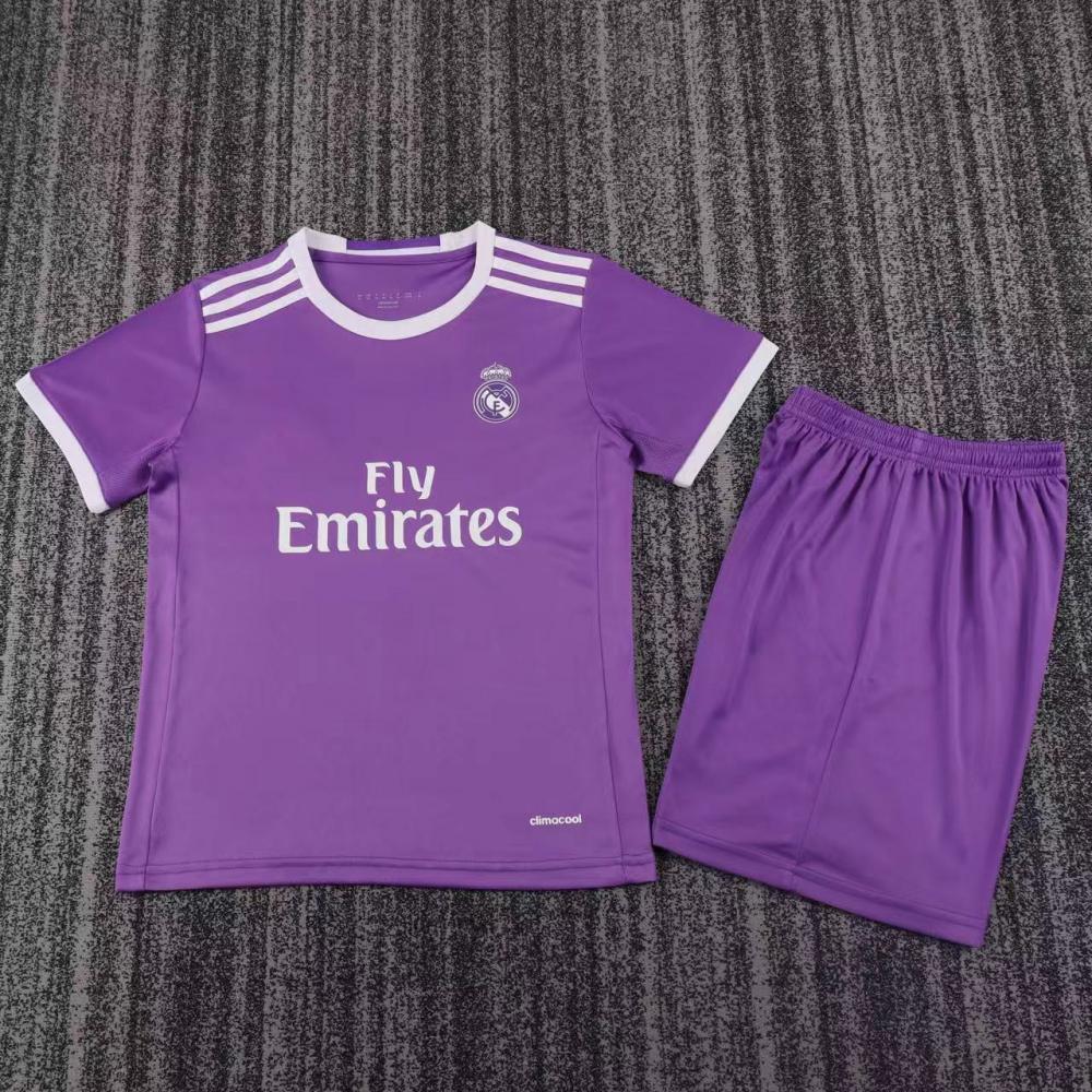 Niños Real Madrid 2016-17 Visitante Kit