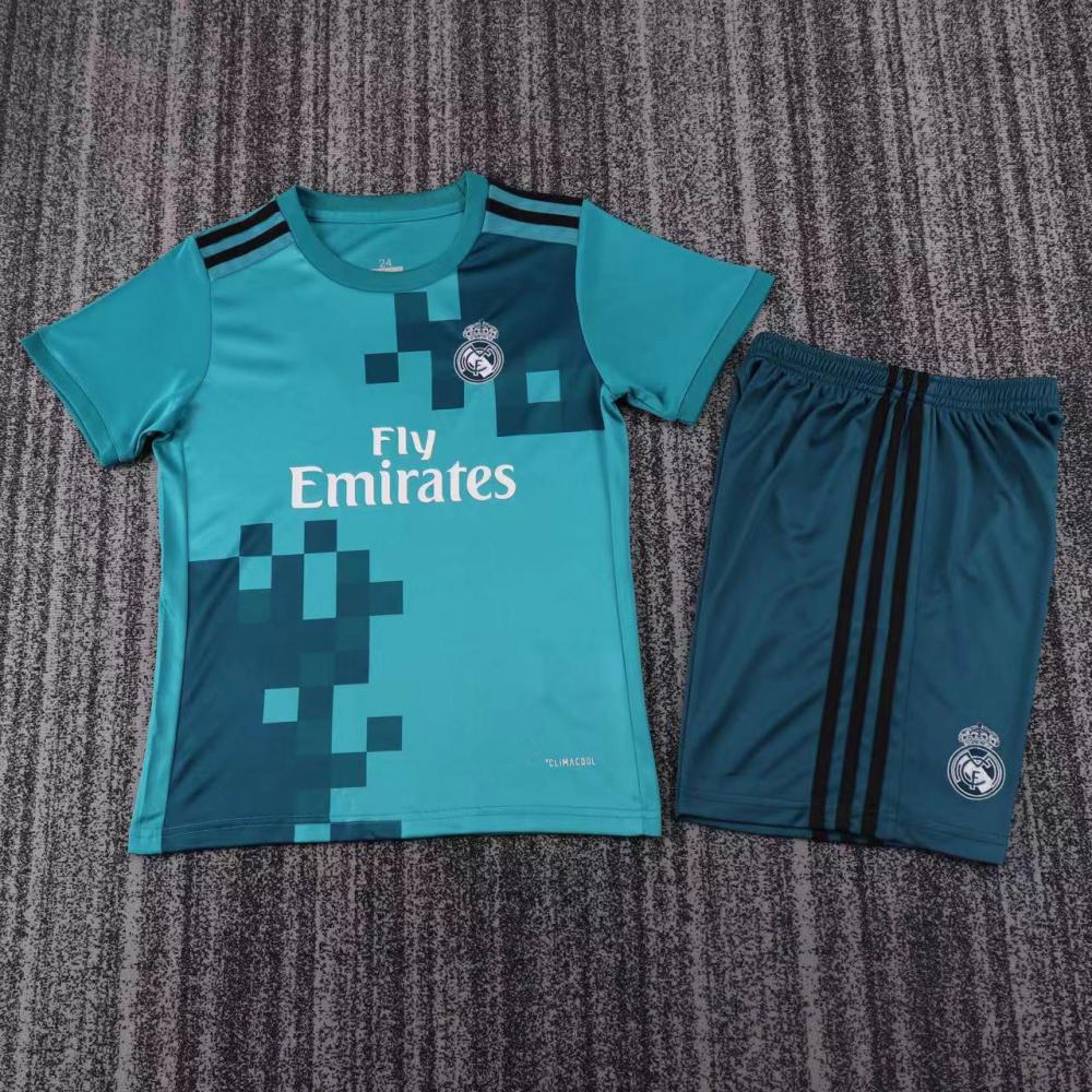 Niños Real Madrid 2017-18 Tercera Kit