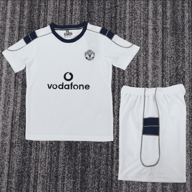Niños Manchester United 2000-01 Visitante Kit