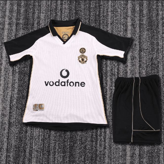 Niños Manchester United 2000-01 Conmemorativa Edición Kit