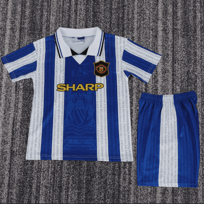 Niños Manchester United 1994-96 Tercera Kit