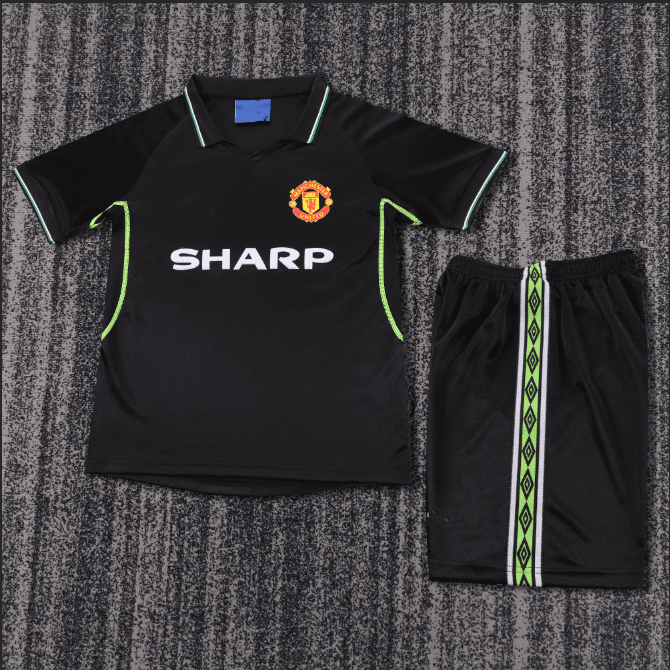 Niños Manchester United 1998-99 Tercera Kit