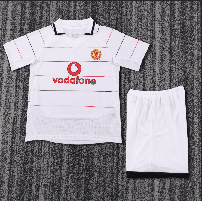 Niños Manchester United 2003-05 Visitante Kit
