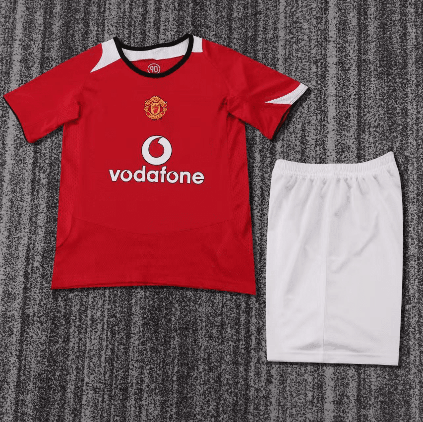 Niños Manchester United 2005-06 Local Kit