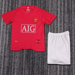 Kids Manchester United 2007-09 Home Kit