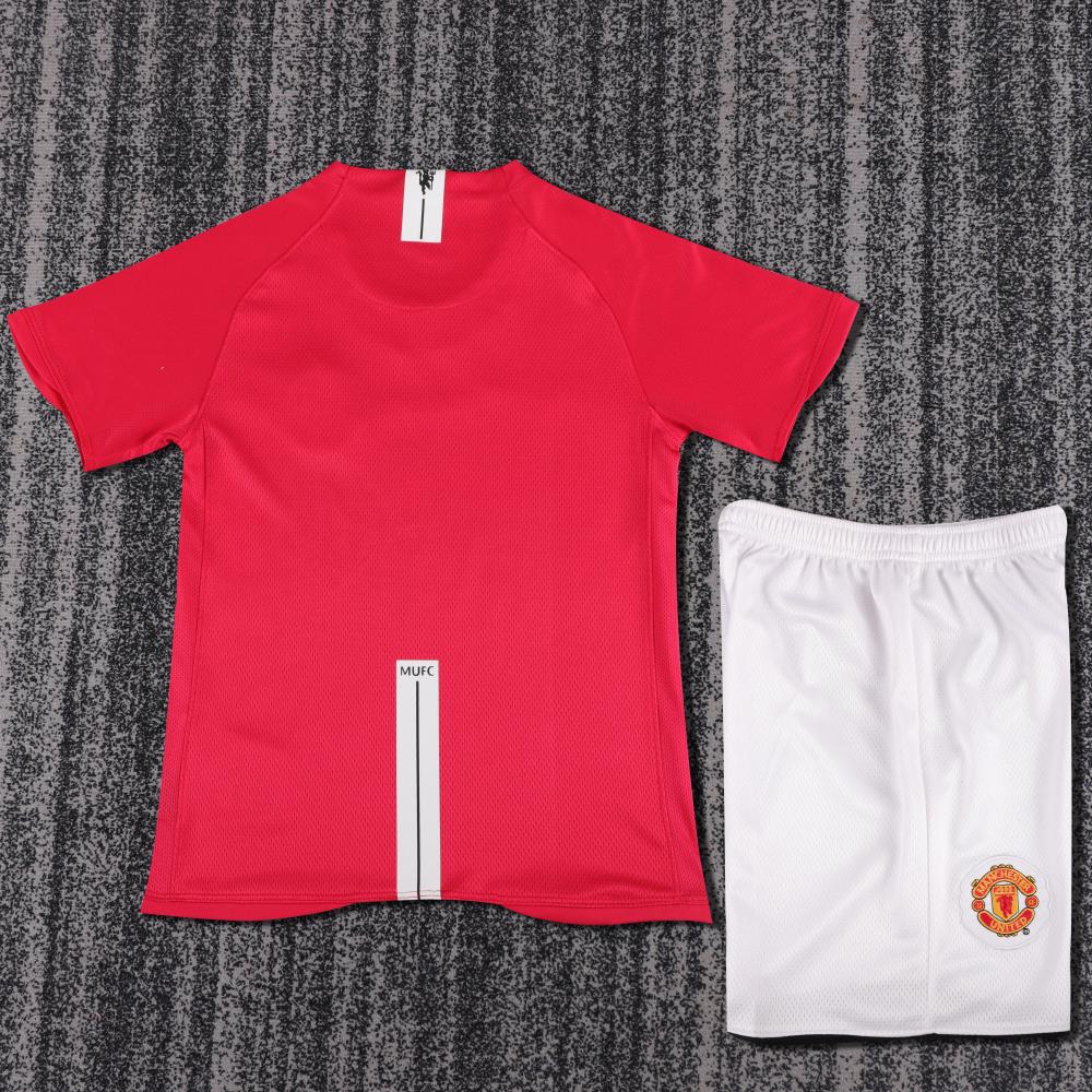 Niños Manchester United 2007-09 Local Champions League Kit