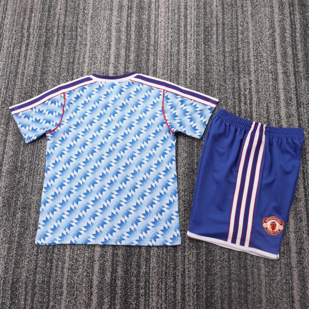 Niños Manchester United 1990-92 Visitante Kit