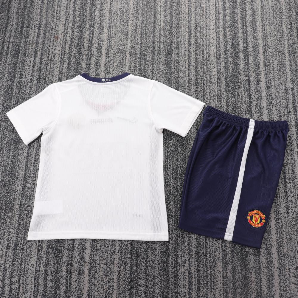 Niños Manchester United 2008-09 Visitante Champions League Kit