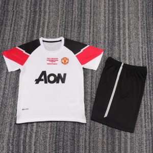 Kids Manchester United 2011-12 Away Champions League Kit