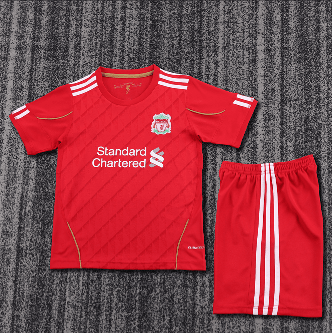 Niños Liverpool 2010-11 Local Kit