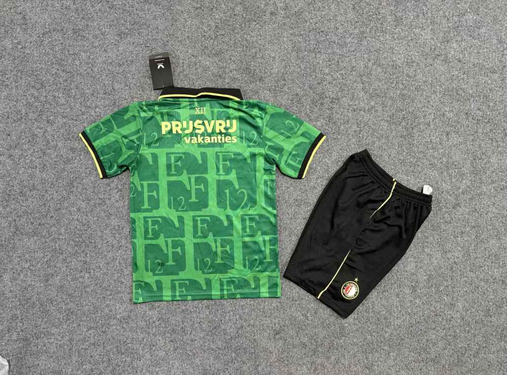 Niños Feyenoord 2025-26 Cuarta Kit